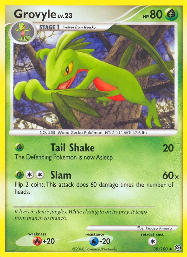 Grovyle - Stormfront Pokemon Card
