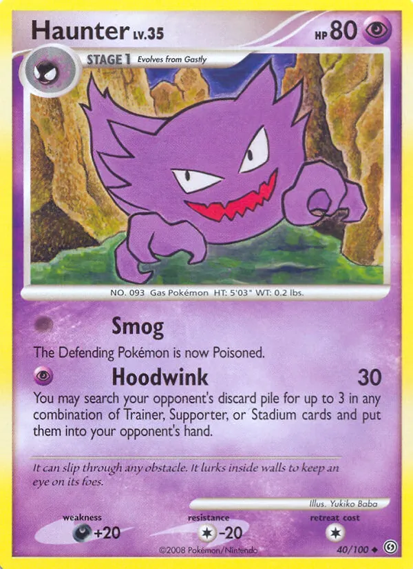 Haunter - Stormfront Pokemon Card