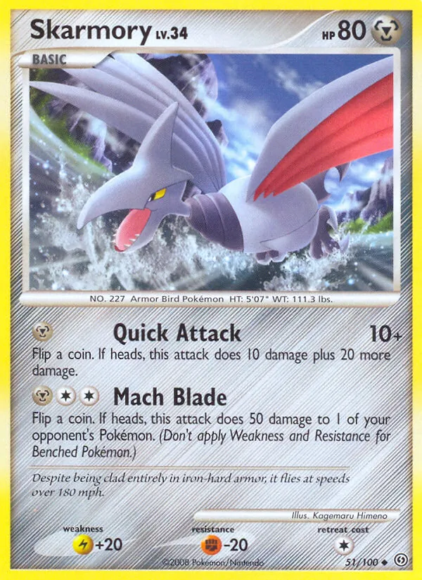Skarmory - Stormfront Pokemon Card