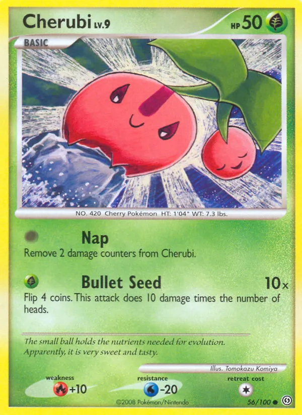 Cherubi - Stormfront Pokemon Card