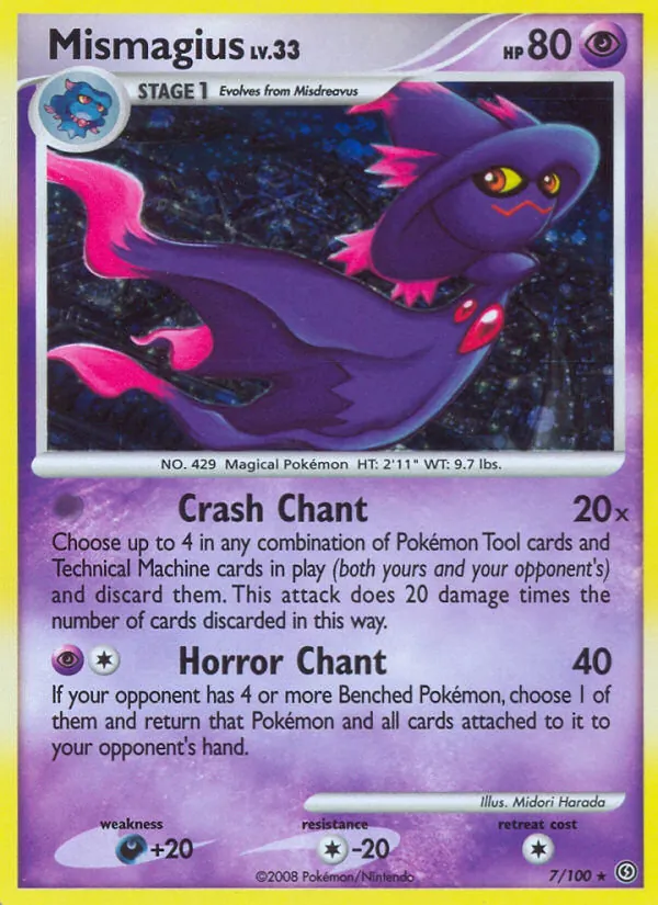 Mismagius - Stormfront Pokemon Card