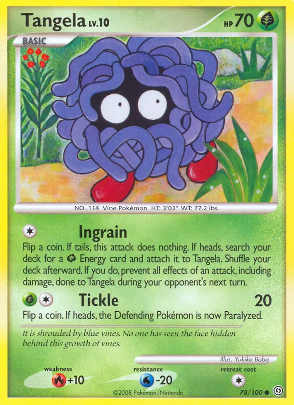 Tangela - Stormfront Pokemon Card