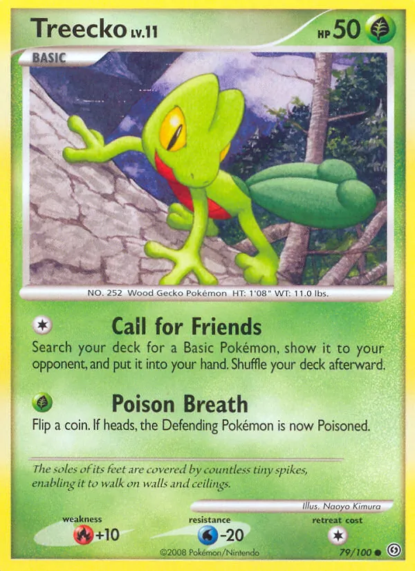 Treecko - Stormfront Pokemon Card