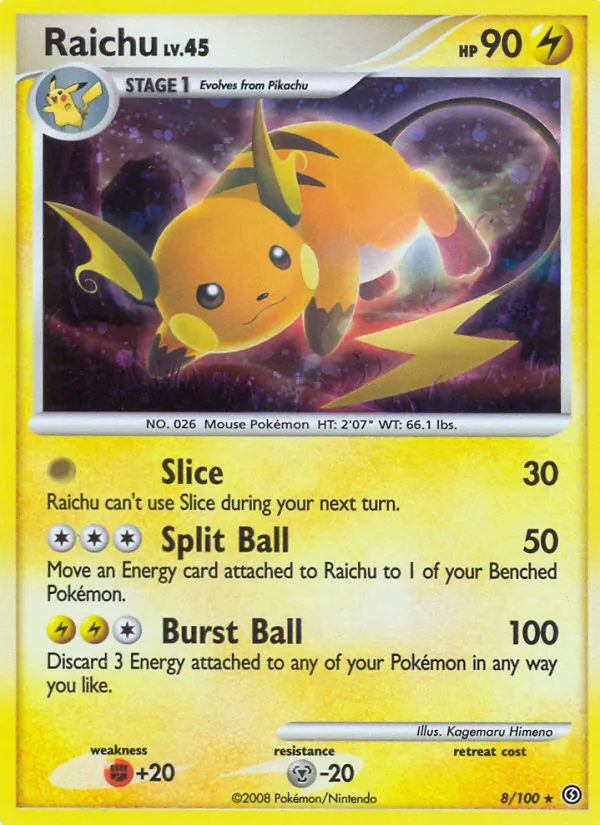Raichu - Stormfront Pokemon Card