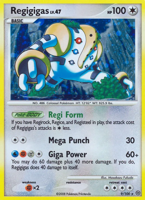 Regigigas - Stormfront Pokemon Card