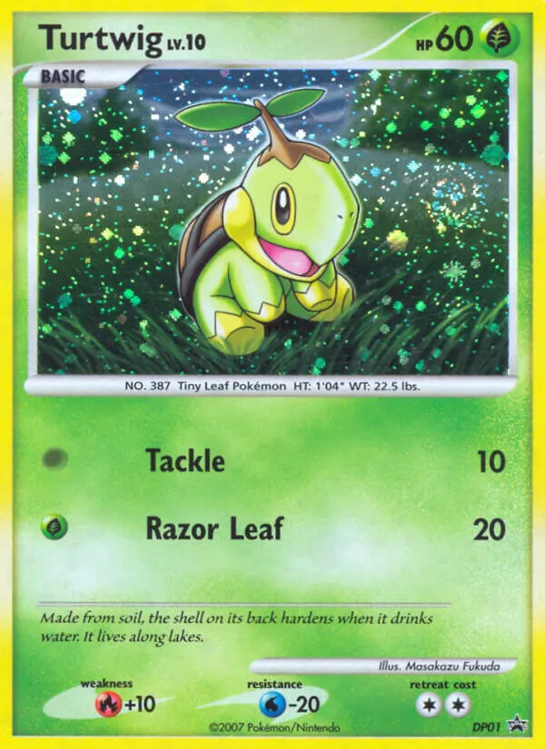 Turtwig - DP Black Star Promos Pokemon Card