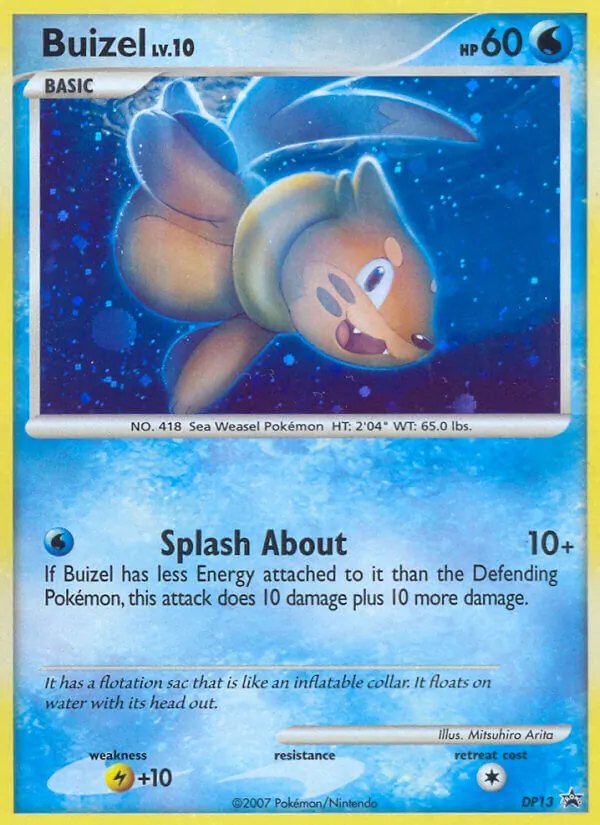Buizel - DP Black Star Promos Pokemon Card