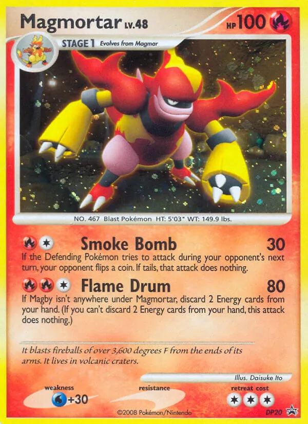 Magmortar - DP Black Star Promos Pokemon Card