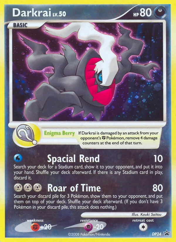 Darkrai - DP Black Star Promos Pokemon Card