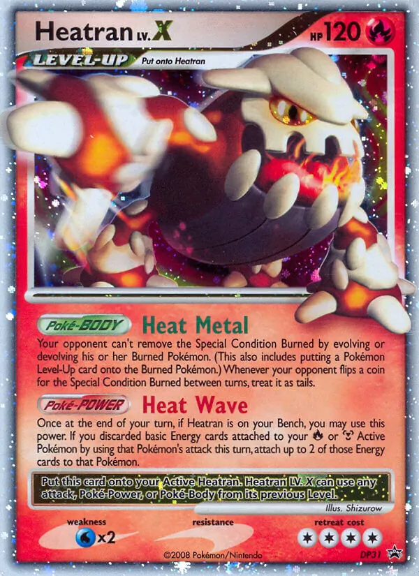 Heatran - DP Black Star Promos Pokemon Card