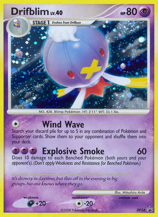 Drifblim - DP Black Star Promos Pokemon Card