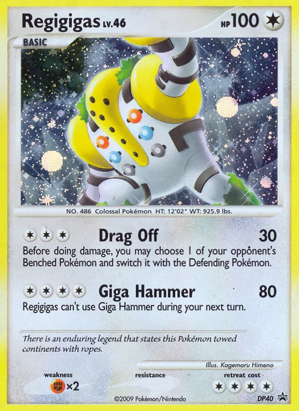 Regigigas - DP Black Star Promos Pokemon Card