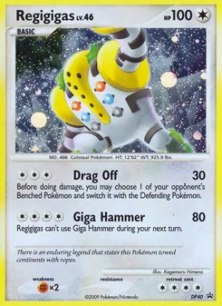 Regigigas - DP Black Star Promos