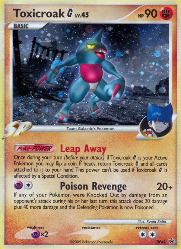 Toxicroak G - DP Black Star Promos Pokemon Card