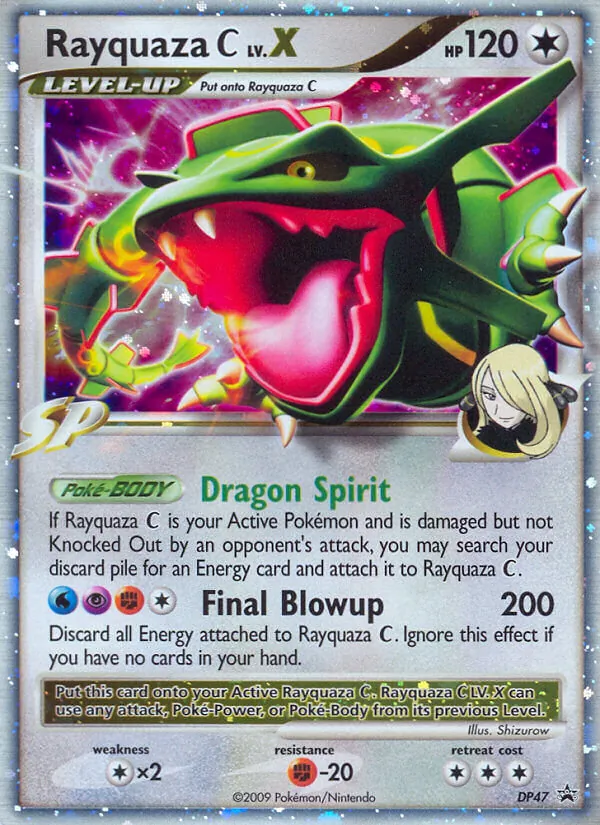 Rayquaza C - DP Black Star Promos Pokemon Card