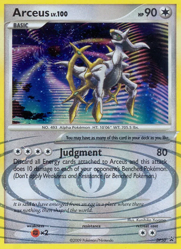 Arceus - DP Black Star Promos Pokemon Card
