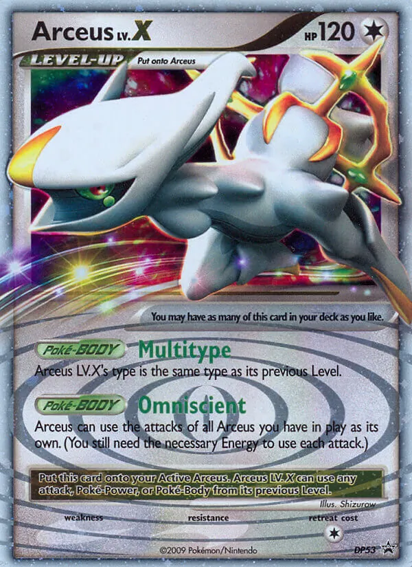 Arceus - DP Black Star Promos Pokemon Card