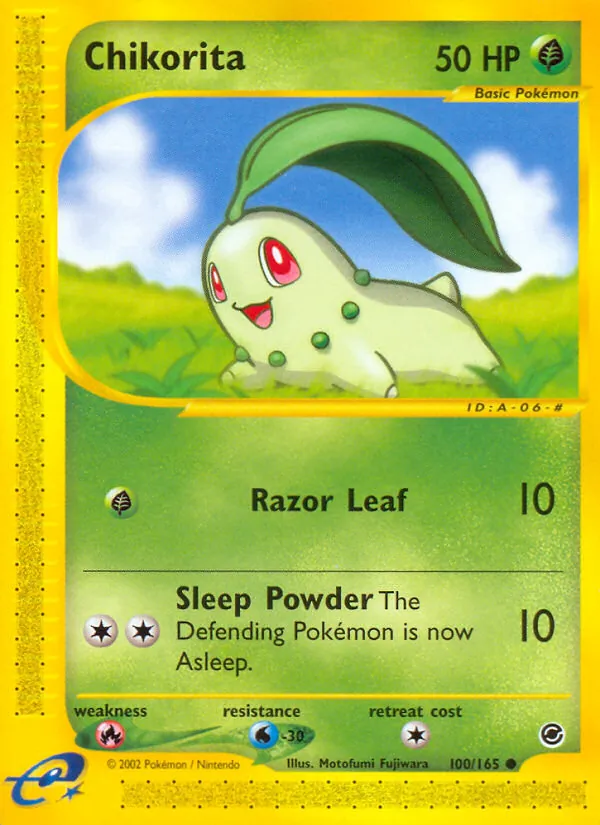 Chikorita - Expedition Base Set Pokemon Card