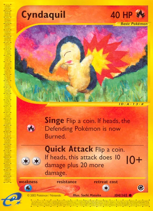 Cyndaquil - Expedition Base Set Pokemon Card