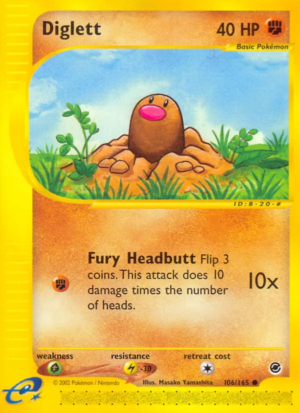 Diglett - Expedition Base Set Pokemon Card