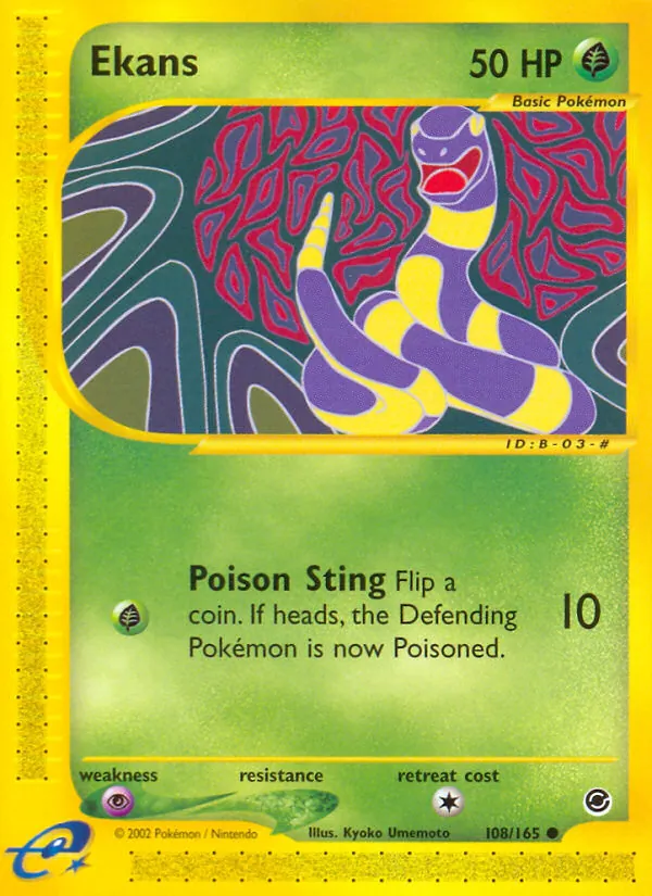 Ekans - Expedition Base Set Pokemon Card