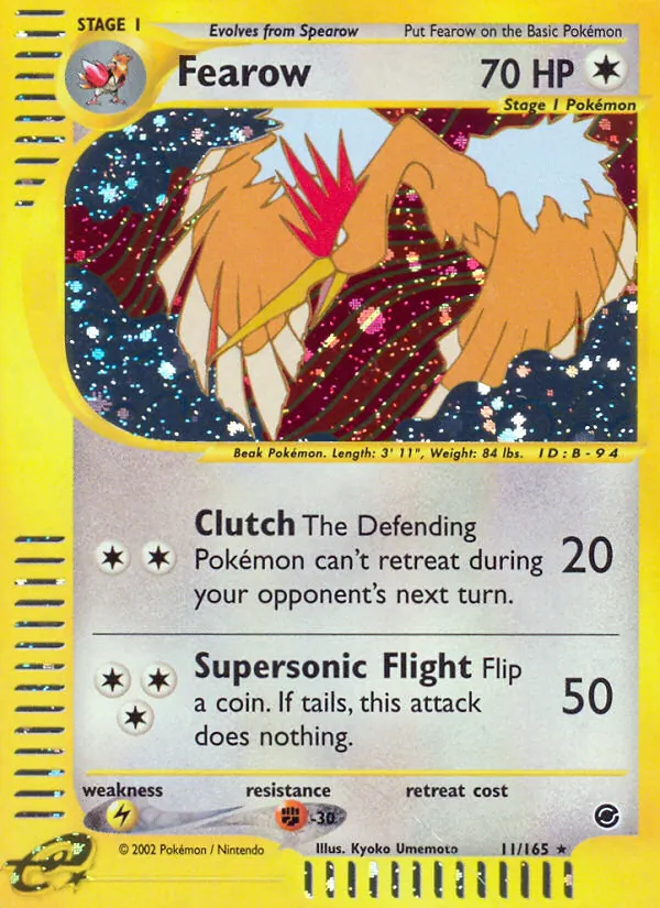 Fearow - Expedition Base Set Pokemon Card