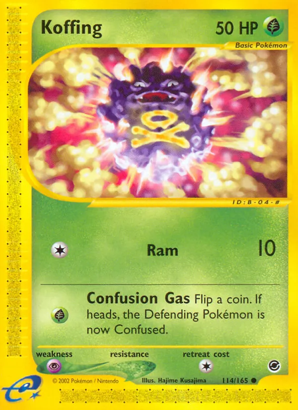 Koffing - Expedition Base Set Pokemon Card