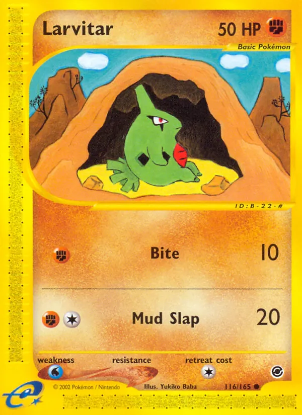 Larvitar - Expedition Base Set Pokemon Card