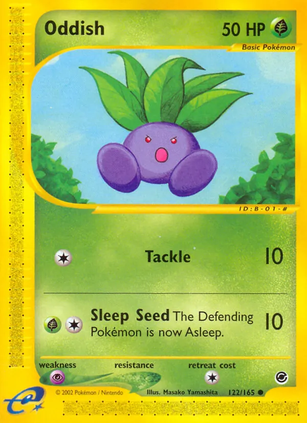 Oddish - Expedition Base Set Pokemon Card