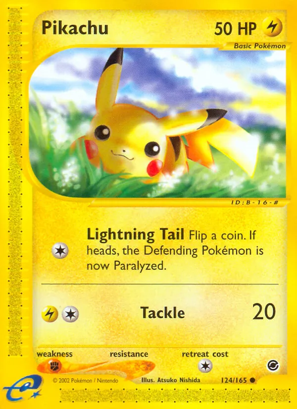Pikachu - Expedition Base Set Pokemon Card