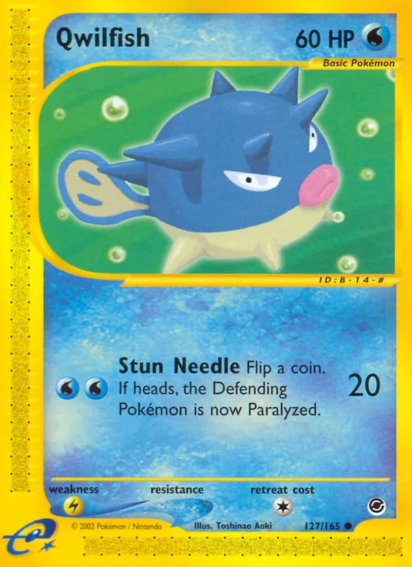 Qwilfish - Expedition Base Set Pokemon Card