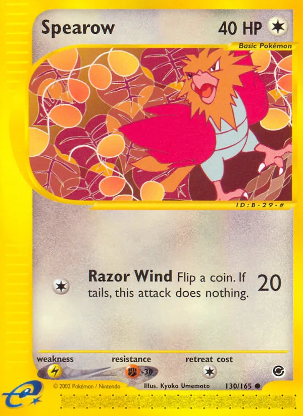 Spearow - Expedition Base Set Pokemon Card