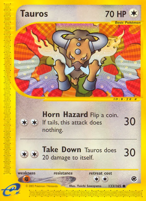 Tauros - Expedition Base Set Pokemon Card