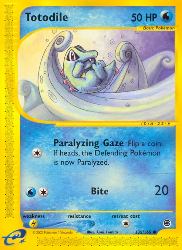 Totodile - Expedition Base Set Pokemon Card
