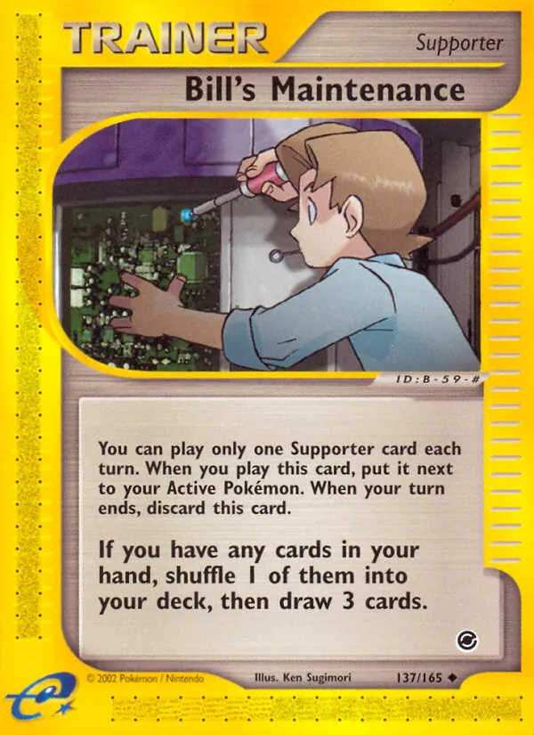 Bill's Maintenance - Expedition Base Set Pokemon Card