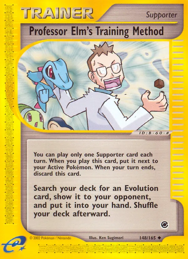 Professor Elm's Training Method - Expedition Base Set Pokemon Card