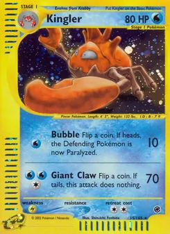 Kingler - Expedition Base Set