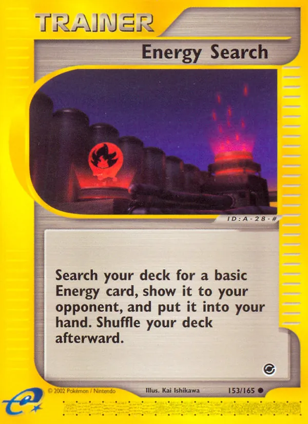 Energy Search - Expedition Base Set Pokemon Card