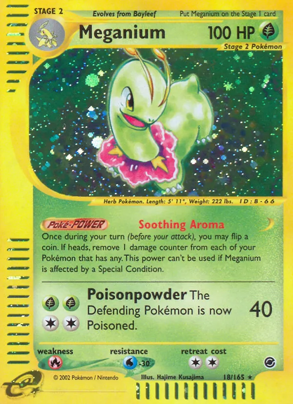 Meganium - Expedition Base Set Pokemon Card