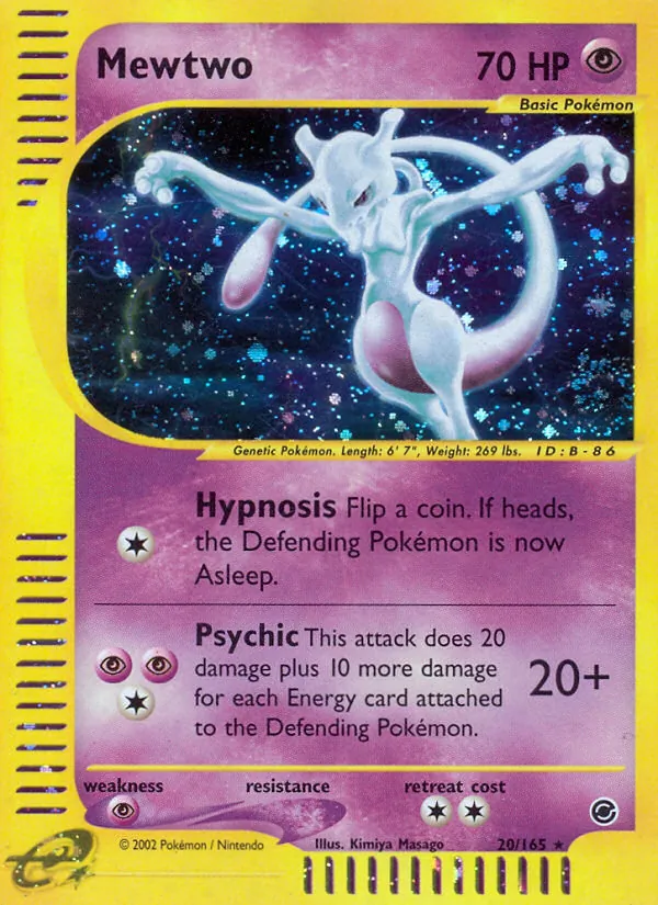 Mewtwo - Expedition Base Set Pokemon Card