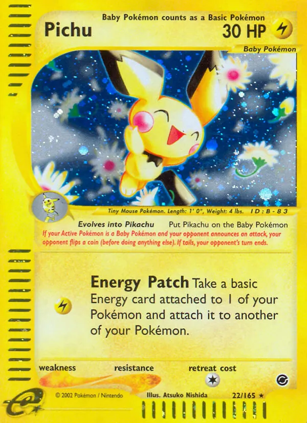 Pichu - Expedition Base Set Pokemon Card