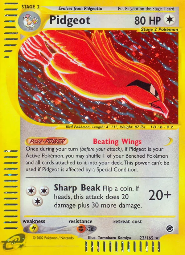 Pidgeot - Expedition Base Set Pokemon Card