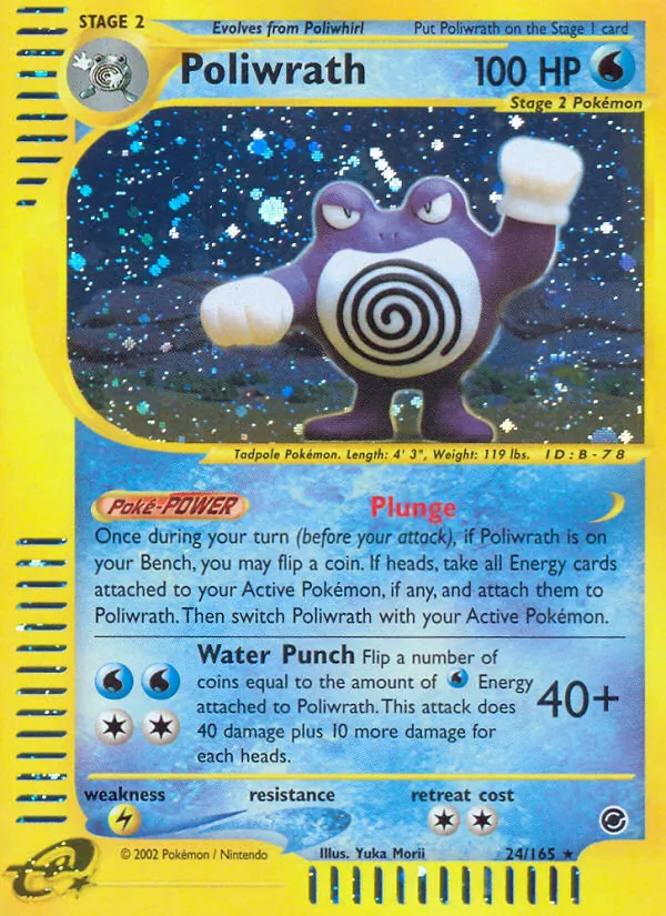 Poliwrath - Expedition Base Set Pokemon Card