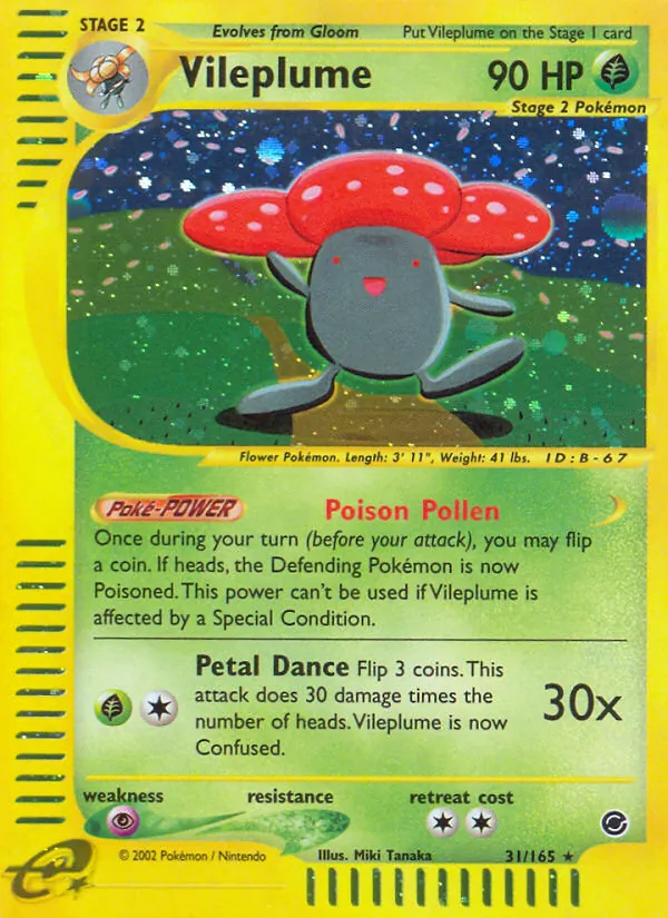 Vileplume - Expedition Base Set Pokemon Card
