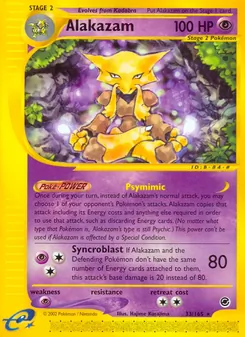 Alakazam - Expedition Base Set