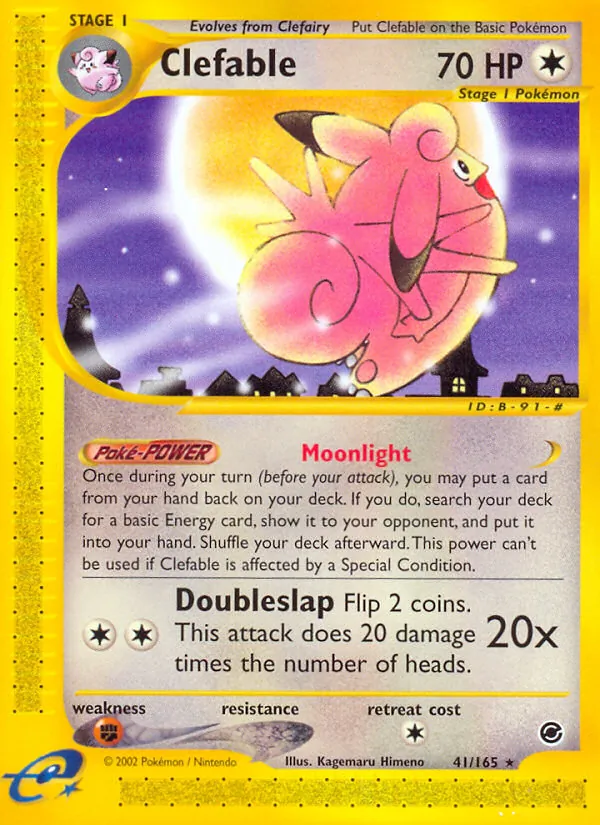 Clefable - Expedition Base Set Pokemon Card