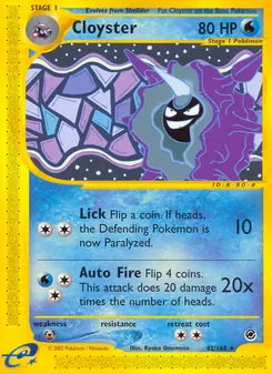 Cloyster - Expedition Base Set