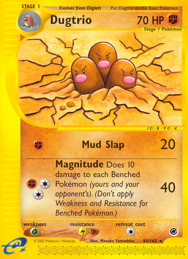 Dugtrio - Expedition Base Set Pokemon Card
