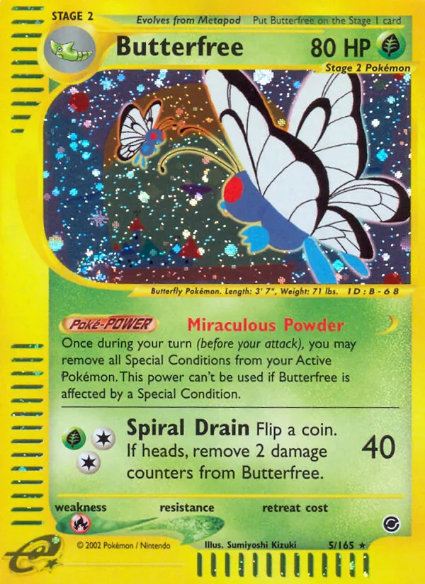 Butterfree - Expedition Base Set Pokemon Card