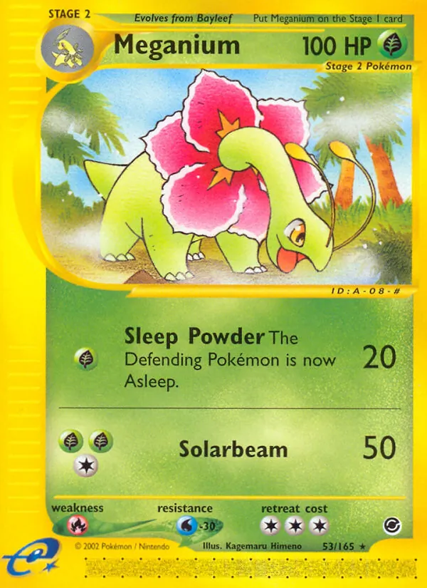 Meganium - Expedition Base Set Pokemon Card